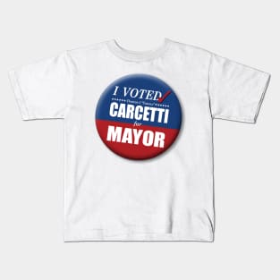 I Voted Carcetti for Mayor (pin) - "The Wire" Kids T-Shirt